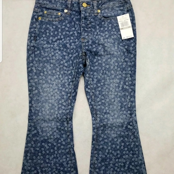NWT MICHAEL MICHAEL KORS 0P CROP JEANS - Picture 2 of 8